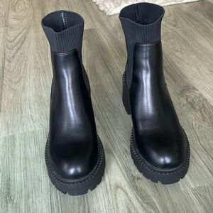 Madden Girl Lug sole bootie